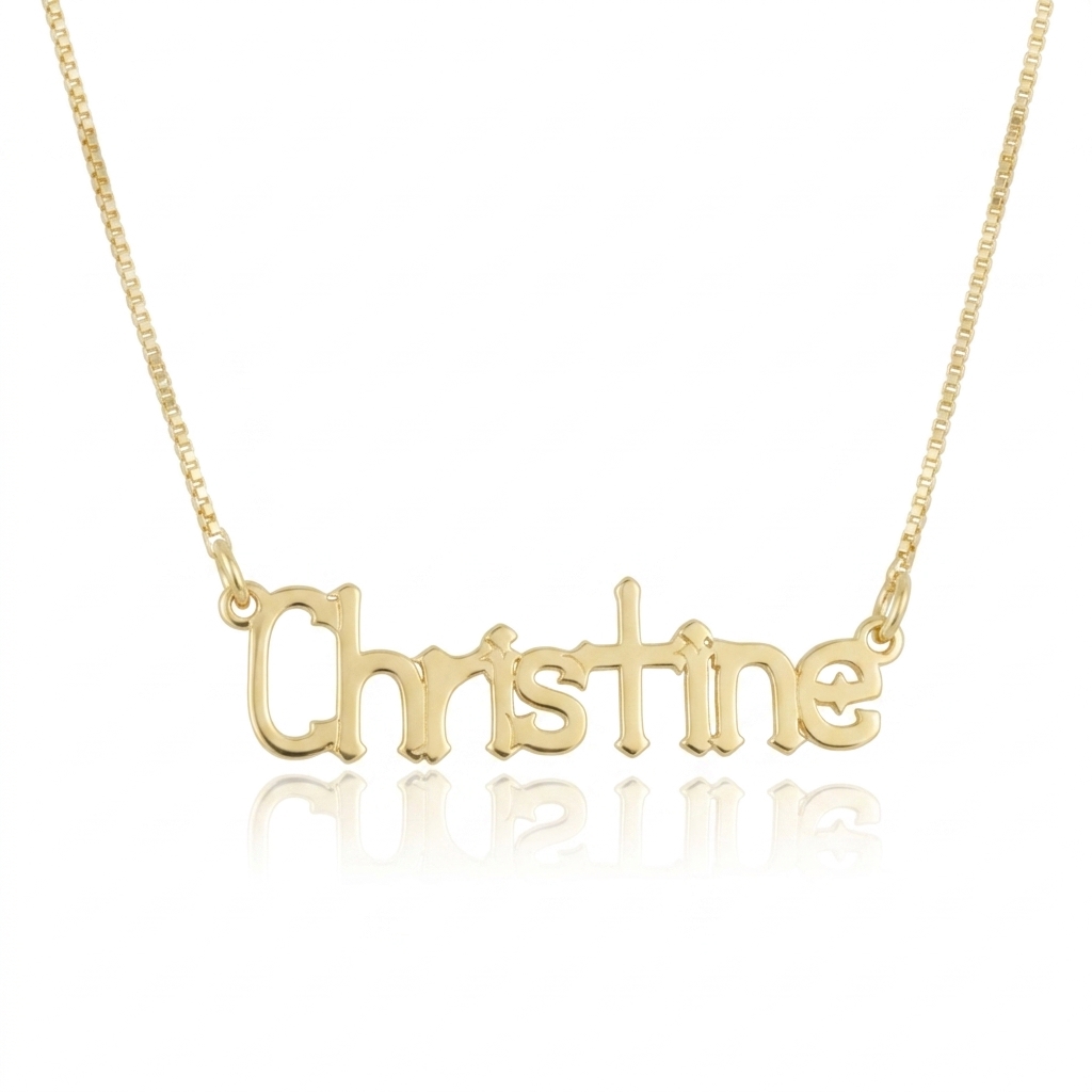 Name Necklace Font 45